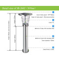 Outdoor lawn lamps for garden lighting led high lumen stainless steel solar LED lawn lights ROHS, IP65